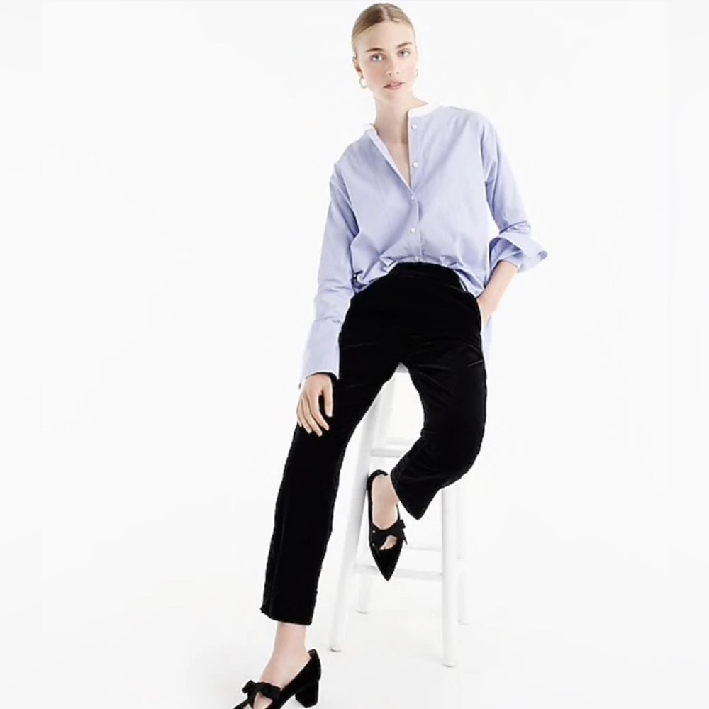 J.CREW Velvet Easy Fit Pull On Pants